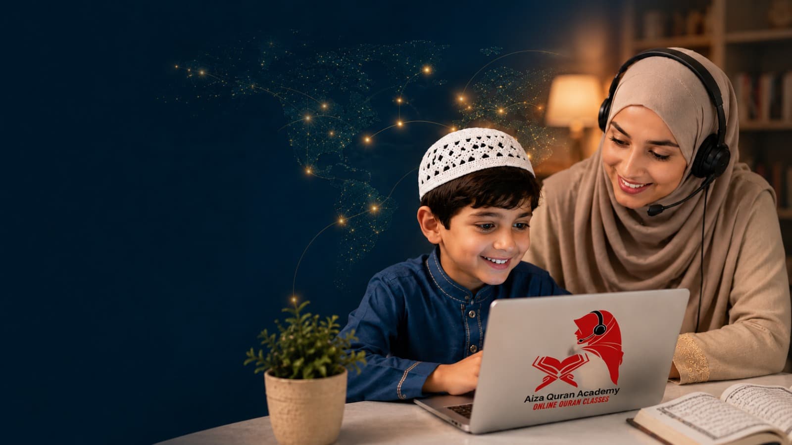 Aiza Quran Academy — online Quran classes with expert tutors